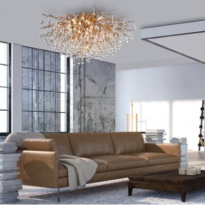 Paul Neuhaus Messing Icicle Deckenleuchte - Modern 14x G9 40W - Deckenlampe Paul Neuhaus Messing Icicle Deckenleuchte - Modern 14x G9 40W - Deckenlampe