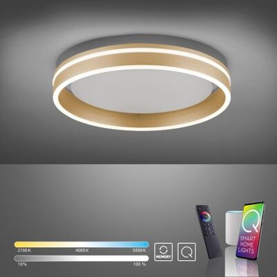 Paul Neuhaus Messing Smart Deckenlampe 40cm - LED, ZigBee, Dimmer Paul Neuhaus Messing Smart Deckenlampe 40cm - LED, ZigBee, Dimmer