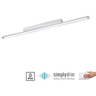 Paul Neuhaus Grau Timon Wandleuchte - Dimmbar, IP44, LED Paul Neuhaus Grau Timon Wandleuchte - Dimmbar, IP44, LED