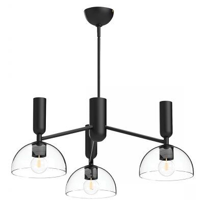 Elstead Lighting Jude Pendelleuchte 3-flammig Schwarz Elstead Lighting Jude Pendelleuchte 3-flammig Schwarz