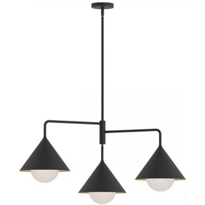Elstead Lighting Remyck Pendelleuchte 3-flammig Schwarz Elstead Lighting Remyck Pendelleuchte 3-flammig Schwarz