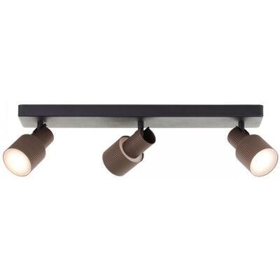 Brilliant Cadiz Deckenleuchte - 3-flammig, Schwarz & Bronze Brilliant Cadiz Deckenleuchte - 3-flammig, Schwarz & Bronze