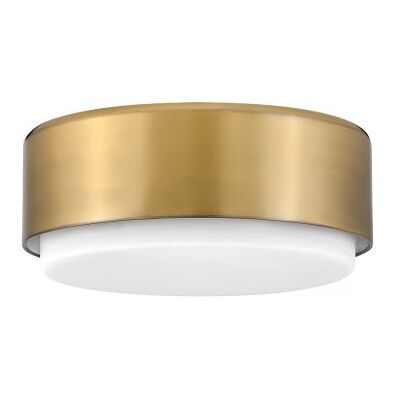 Elstead Lighting Cedric Flush Small Mount Deckenleuchte Lackiertes Messing Elstead Lighting Cedric Flush Small Mount Deckenleuchte Lackiertes Messing