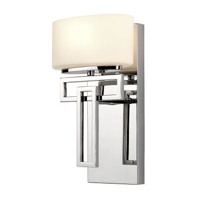 Elstead Lighting Lanza 1-Light Wandleuchte Chrom poliert IP44 3000K Elstead Lighting Lanza 1-Light Wandleuchte Chrom poliert IP44 3000K