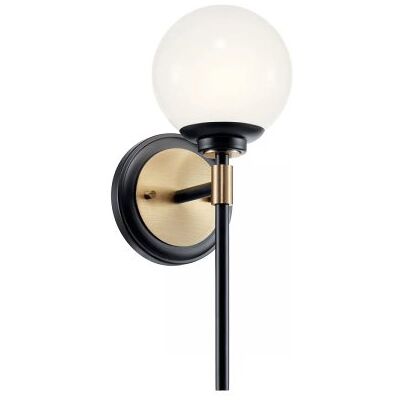 Elstead Lighting Benno Wandleuchte 1-flammig Schwarz Champagnerbronze Elstead Lighting Benno Wandleuchte 1-flammig Schwarz Champagnerbronze