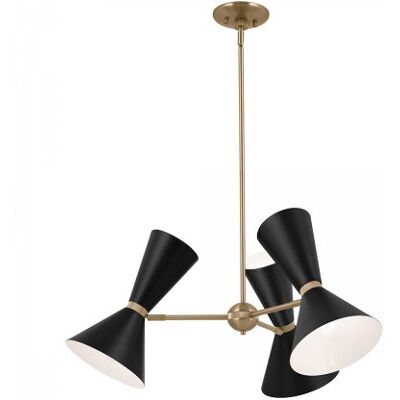 Elstead Lighting Phix Kronleuchter 3-armig Champagnerbronze Schwarz Elstead Lighting Phix Kronleuchter 3-armig Champagnerbronze Schwarz