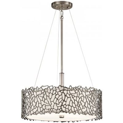 Kichler Silver Coral 3-Licht Deckenleuchte - Deckenleuchte Kichler Silver Coral 3-Licht Deckenleuchte - Deckenleuchte