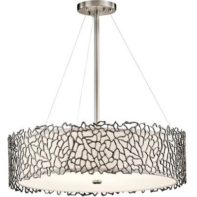 Kichler Silber Korallen Pendellampe - Pendant lamp Kichler Silber Korallen Pendellampe - Pendant lamp