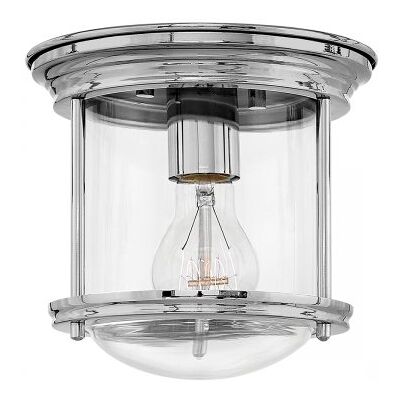 Elstead Lighting Elstead Hadrian 1 Light Deckenleuchte Klarglas Chrom IP44 Elstead Lighting Elstead Hadrian 1 Light Deckenleuchte Klarglas Chrom IP44