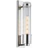 Elstead Lighting Wellington Wandleuchte 1-Light Chrom poliert Klarglas E27