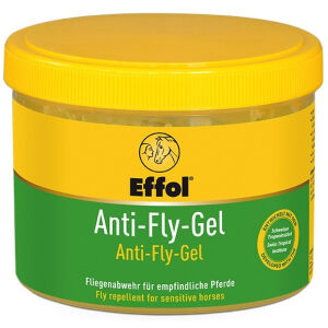 SCHWEIZER EFFAX GMBH Effol Anti-Fly-Gel Insektenabwehrgel, Insektenschutzgel für stark schwitzende und sensible Pferde, 500 ml - Dose mit Schwamm