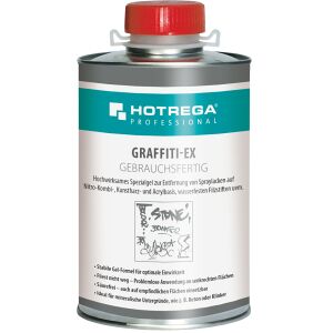 HOTREGA® GmbH HOTREGA® PROFESSIONAL Graffiti-Ex Spraylackentferner, Spezialgel zur Entfernung von Spraylacken und wasserfesten Filzstiften, 1 Liter - Dose
