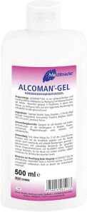 Meditrade GmbH Meditrade Alcoman® Gel Handreiniger, Händedekontamination in handlicher Gel-Variante, 500 ml - Flasche