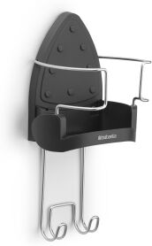 Brabantia International B.V. Brabantia Bügeleisenwandhalterung, Hitzebeständige Bügeleisenhalterung für die perfekte Ordnung, Farbe: Cool Grey Brabantia International B.V. Brabantia Bügeleisenwandhalterung, Hitzebeständige Bügeleisenhalterung für die perfekte Ordnung, Farbe: Cool Grey