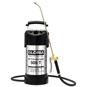 Gloria Haus- und Gartengeräte GmbH GLORIA Hochleistungssprühgerät 505 T, Behälter aus nichtrostendem Edelstahl, Füllinhalt: 5 Liter