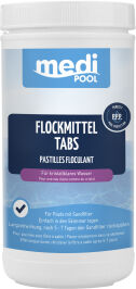 mediPOOL GmbH mediPOOL Flockmittel Tabs, Kartuschen zur dauerhaften Trübungsbeseitigung, 1000 g - Kartusche mediPOOL GmbH mediPOOL Flockmittel Tabs, Kartuschen zur dauerhaften Trübungsbeseitigung, 1000 g - Kartusche