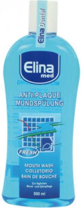 Jean Products - Werm GmbH ELINA med Anti-Plaque Mundspülung, Mundwasser zur täglichen Zahnpflege, 500 ml - Flasche, Classic