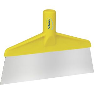 Vikan GmbH Vikan Tisch- & Bodenschaber, 260 mm, aus Kunststoff und Stahl, Farbe: gelb
