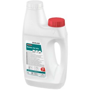 Ecolab GmbH & Co. OHG ECOLAB Neomax star plus Automatenreiniger, Hervorragende Reinigungsleistung mit schaumarmen Wirkstoffen, 1000 ml - Dosierflasche, leer (1 Karton = 3 Flaschen)