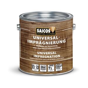 SAICOS COLOUR GmbH SAICOS Universalimprägnierung, farblos, Hochqualitative Holzschulz-Imprägnierung für den Außenbereich, 2,5 Liter - Dose