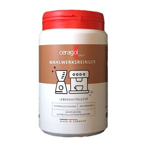 Ceragol International GmbH ceragol ultra® Mahlwerksreiniger, gegen Kaffee-Ablagerungen, Bietet professionelle Reinigung für Kaffeemühlen aller Art, 400 g - Dose