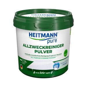 Brauns-Heitmann GmbH & Co. KG Heitmann pure Allzweckreiniger Pulver, Ideales Reinigungspulver für eine hygienische und strahlende Sauberkeit, 300 g - Eimer