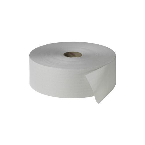 Fripa Papierfabrik Albert Friedrich KG Fripa MAXI ROLLEN Toilettenpapier, 2-lagig, Nicht perforiert, aus Recyclingqualität, 1 Packung = 6 Rollen à 380 Meter