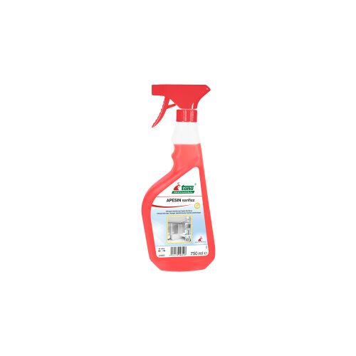 Tana Chemie GmbH TANA professional APESIN sanfizz Badreiniger, gebrauchsfertig, Flüssiger Sanitärreiniger für eine desinfizierende Reinigung im Bad, 750 ml –  Flasche