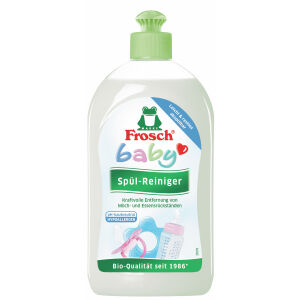 Rex Frosch Baby Spül-Reiniger, Speziell für Babygeschirr und Spielzeug, 500 ml - Flasche