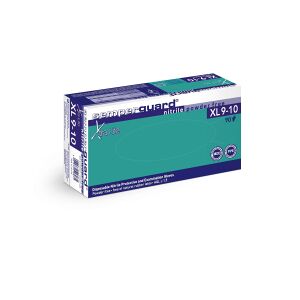 HARPS Europe GmbH Semperguard® Einmalhandschuhe Nitrile Xtra Lite 100, puderfrei, Farbe: blau, 1 Packung = 90 Stück, Größe XL