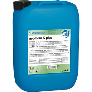 Chemische Fabrik Dr. Weigert GmbH & Co. KG Dr. Weigert neoform K plus Desinfektionsreiniger, Flächendesinfektion für Oberflächen und Geräte im Lebensmittelbereich, 10 Liter - Kanister