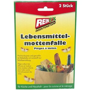 Reinex Chemie GmbH Reinex Lebensmittelmottenfalle, Für Küche und Haushalt, 1 Packung = 2 Stück