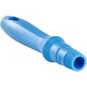 Vikan GmbH Vikan Mini-Stiel, 160 mm, Wird für u.a. Rohrbürsten und Handschaber verwendet, Farbe: blau