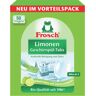 Rex Frosch Limonen Geschirrspültabs, Effiziente Spültabs mit grüner Kraftformel, 1 Karton = 6 Packungen = 300 Tabs