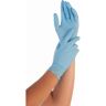 Franz Mensch GmbH HYGOSTAR® Nitrilhandschuhe Safe Premium, puderfrei, blau, Einweghandschuh ist sehr komfortabel, sitzt wie eine zweite Haut, mit Rollrand, 1 Packung = 100 Stück, Größe L