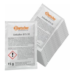 Bartscher GmbH Bartscher Kaffeemaschinen-Entkalker, Schnell-Entkalker für Kaffeemaschinen, 1 Karton = 30 Beutel á 15 g