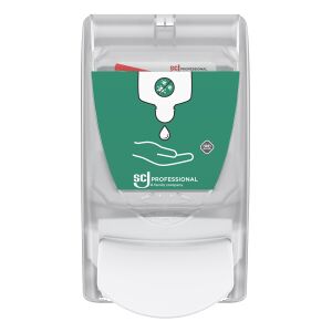 SC Johnson Professional GmbH SCJ Professional Hand Sanitiser Desinfektionsmittelspender, Kunststoffspender für Händedesinfektionsmittel mit transparenter Abdeckung, Maße: 233 x 130 x 115 mm