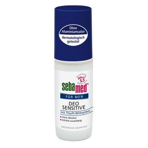 sebamed® Deo Sensitive Roll on For MEN, Ohne Aluminiumsalze, 50 ml - Flasche