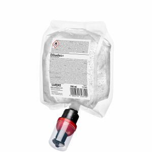 WEPA Professional GmbH Satino Ethades+ Desinfektionsgel, SF2-kompatibel, Transparentes Händedesinfektionsgel für die sichere Hygiene, 1 Karton = 6 Beutel à 700 ml
