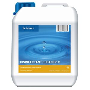 Dr. Schutz GmbH Dr. Schutz® Disinfectant Cleaner C Desinfektionsreiniger, Flächendesinfektionsreiniger-Konzentrat für den medizinischen Bereich, 5 Liter - Kanister