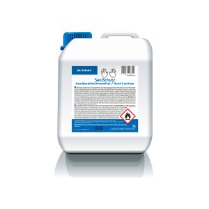 Dr. Schutz GmbH Dr. Schutz® SaniSchutz Handdesinfektionsmittel, Alkoholische Lösung zur hygienischen Händedesinfektion, 5 Liter - Kanister