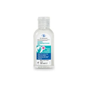 Dr. Schumacher Hygiene & Desinfektion Dr. Schumacher PROFESSIONAL@home Händedesinfektionsgel, Desinfektionsgel zur persönlichen Händehygiene für unterwegs oder Zuhause, 50 ml - Flasche mit Klappverschluss