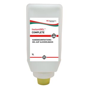 SC Johnson Professional GmbH InstantGEL™ COMPLETE Handdesinfektionsgel, Sehr effektives Handdesinfektionsgel auf Alkoholbasis mit breitem Wirkspektrum, 1 Liter - Flasche