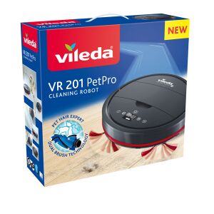 Vileda GmbH Vileda VR 201 PetPro Saugroboter, Saugroboter für alle Bodenarten, 1 Stück