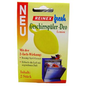 Reinex Chemie GmbH Reinex Geschirrspüler-Deo, Beseitigt Spülgeruch, 1 Packung = 2 Stück
