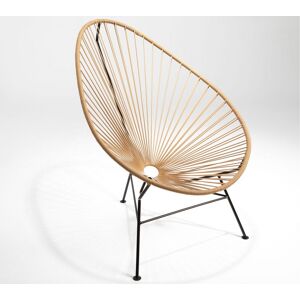 1a Direktimport Original Acapulco Chair - karamell hellbraun, Designer Sessel für Outdoor und Indoor