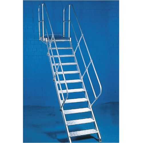 C. O. Weise GmbH & Co. KG Weise Podesttreppe mit zwei Handläufen