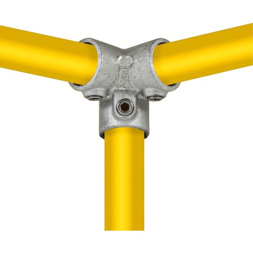 Gerüst-Welt.de Typ_18 Rohrverbinder Dreiweg-Endstück 90° Ø 42,4 mm