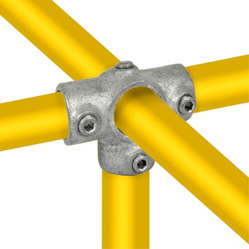 Gerüst-Welt.de Typ_24 Rohrverbinder 3-Richtungs-T-Stück Ø 33,7 mm