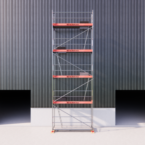 Scafom-Rux Rux Framescaff Fassadengerüst 41 m² Komplettes Gerüstpaket - technisch kompatibel zu Layher